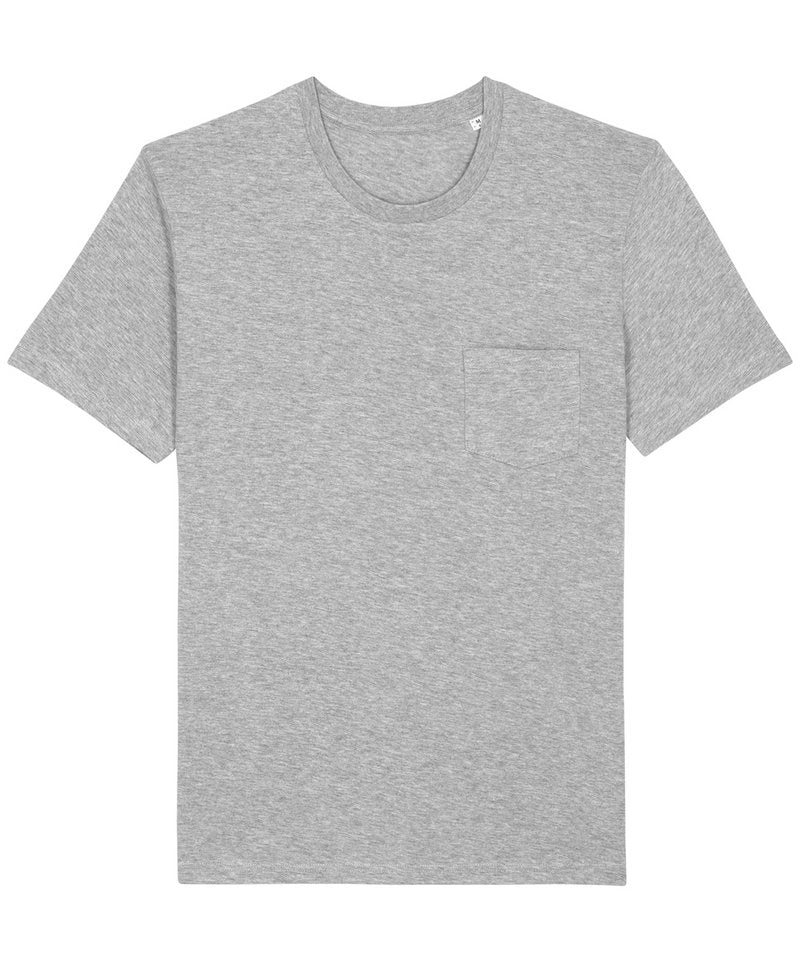 Creator Pocket (Sttu830) in Heather Grey by StanleyStella — Custom branded clothing by Print Press, featuring premium embroidery produced in our specialist print lab in the UK.