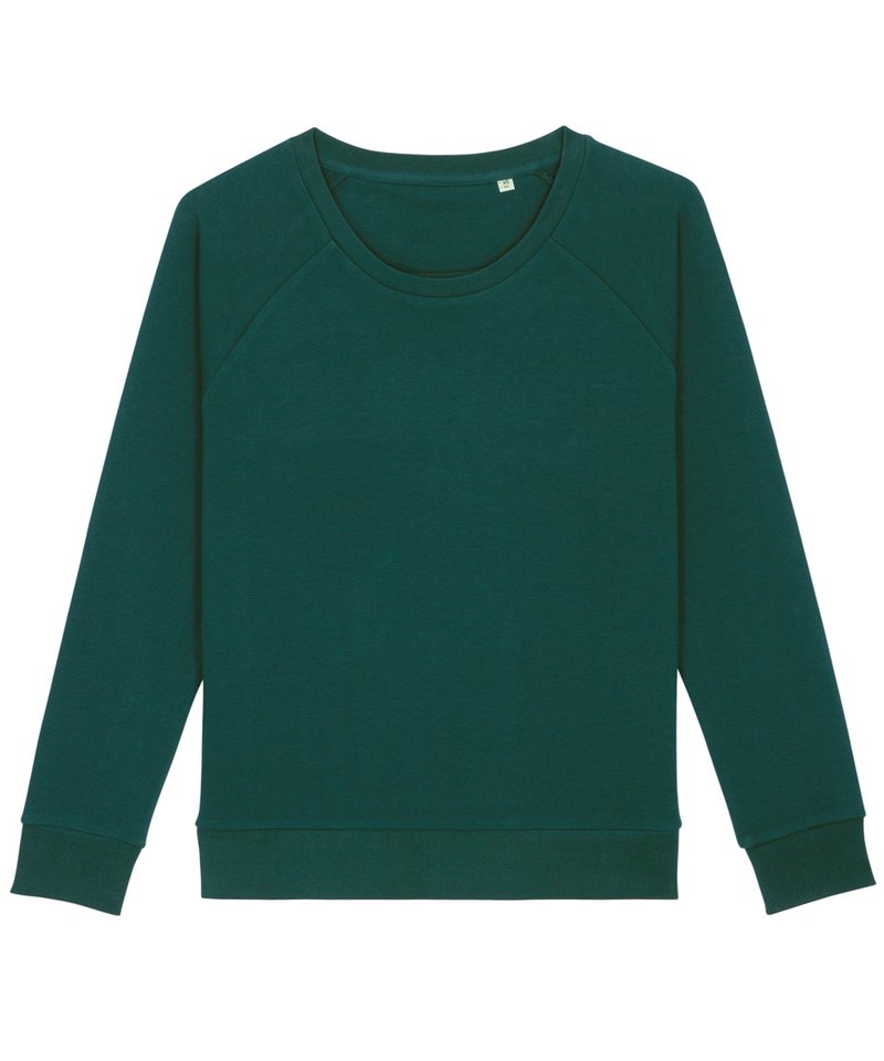 Women's Stella Dazzler Relaxed Fit Sweatshirt (Stsw125) in Glazed Green by StanleyStella — Custom branded clothing by Print Press, featuring premium embroidery produced in our specialist print lab in the UK.