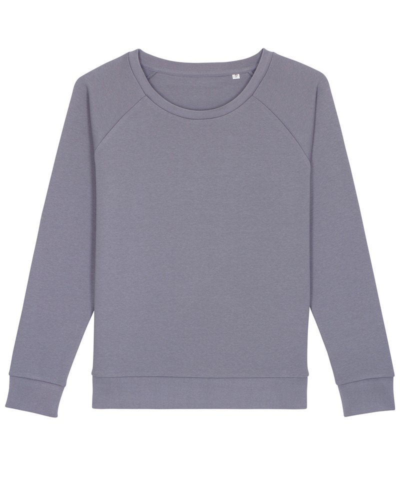 Women's Stella Dazzler Relaxed Fit Sweatshirt (Stsw125) in Lava Grey by StanleyStella — Custom branded clothing by Print Press, featuring premium embroidery produced in our specialist print lab in the UK.