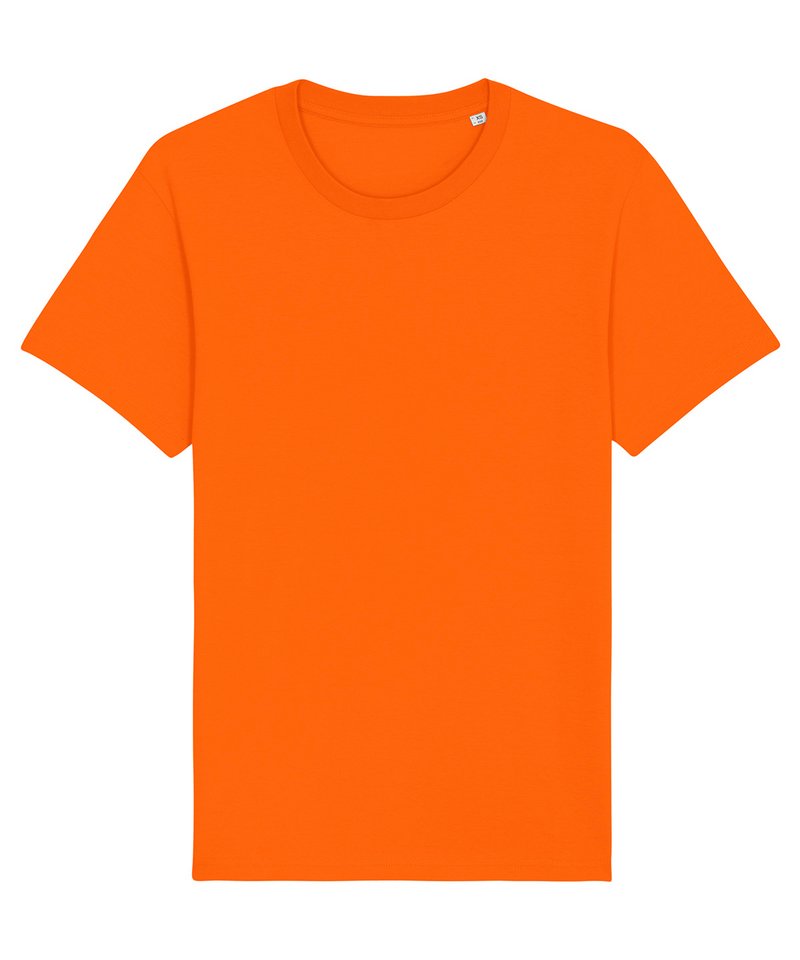 Rocker The Essential Unisex T-Shirt (Sttu758) - (2nd Colours) in Bright Orange by StanleyStella — Custom branded clothing by Print Press, featuring premium embroidery produced in our specialist print lab in the UK.