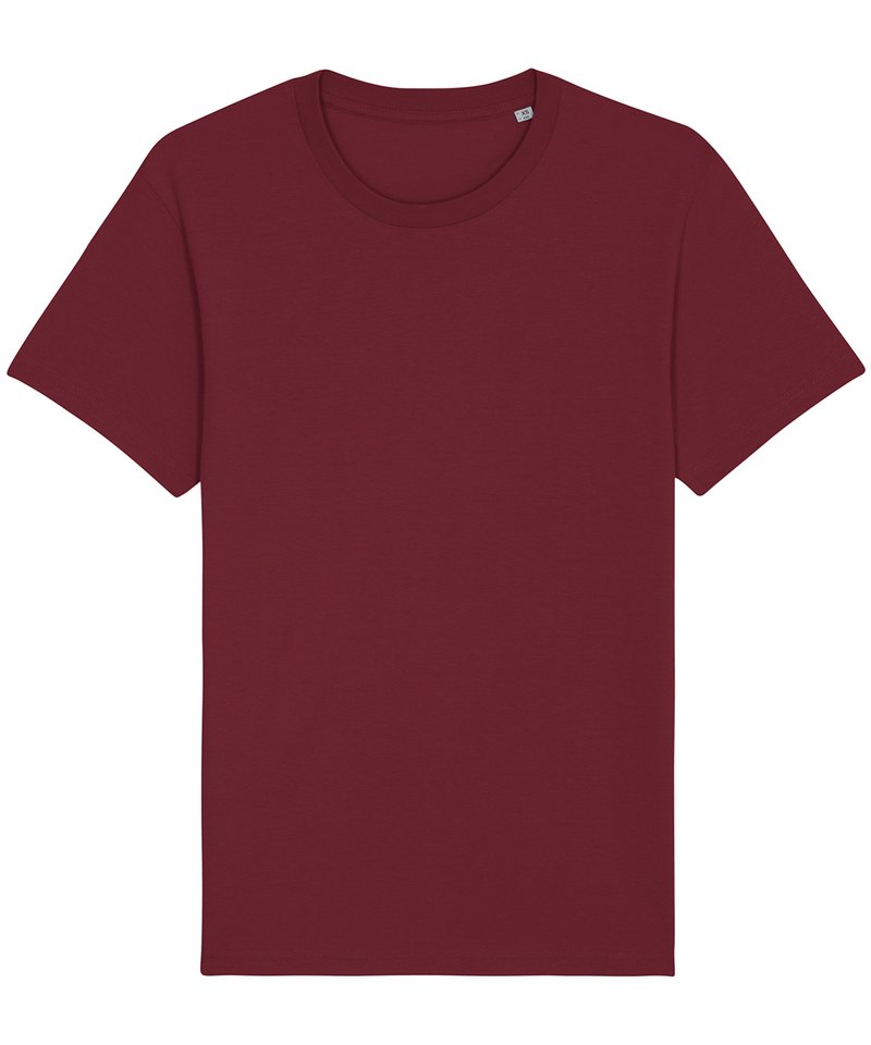 Rocker The Essential Unisex T-Shirt (Sttu758) - (2nd Colours) in Burgundy by StanleyStella — Custom branded clothing by Print Press, featuring premium embroidery produced in our specialist print lab in the UK.
