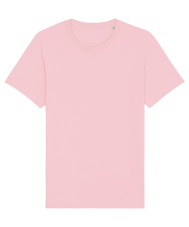 Rocker The Essential Unisex T-Shirt (Sttu758) - (2nd Colours) in Cotton Pink by StanleyStella — Custom branded clothing by Print Press, featuring premium embroidery produced in our specialist print lab in the UK.