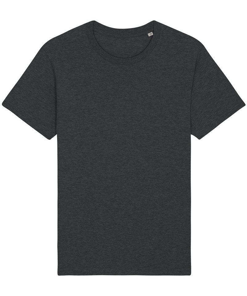 Rocker The Essential Unisex T-Shirt (Sttu758) - (2nd Colours) in Dark Heather Grey by StanleyStella — Custom branded clothing by Print Press, featuring premium embroidery produced in our specialist print lab in the UK.