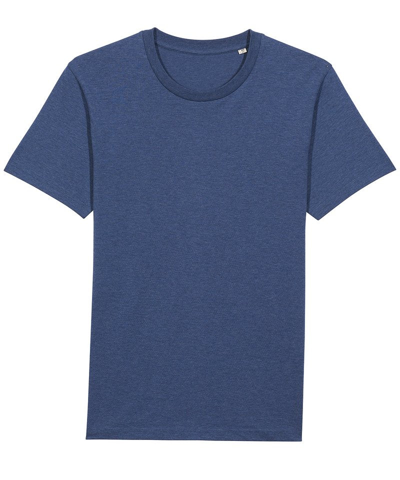 Rocker The Essential Unisex T-Shirt (Sttu758) - (2nd Colours) in Dark Heather Indigo by StanleyStella — Custom branded clothing by Print Press, featuring premium embroidery produced in our specialist print lab in the UK.