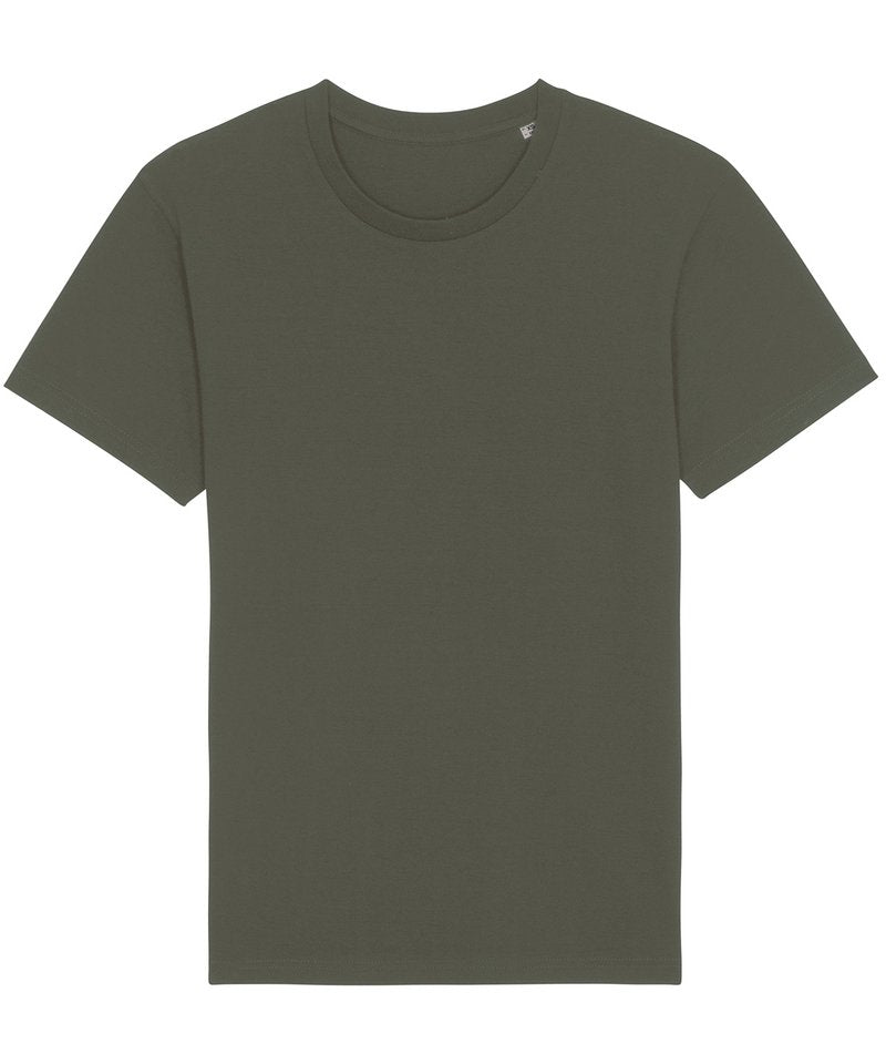 Rocker The Essential Unisex T-Shirt (Sttu758) in Khaki by StanleyStella — Custom branded clothing by Print Press, featuring premium embroidery produced in our specialist print lab in the UK.