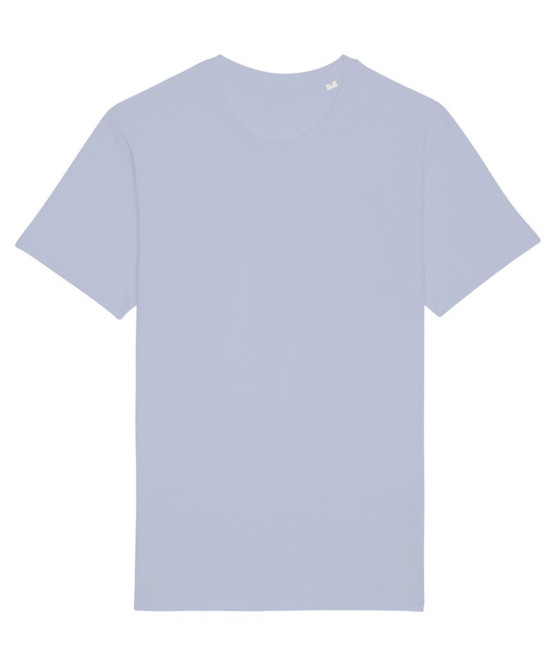 Rocker The Essential Unisex T-Shirt (Sttu758) in Serene Blue by StanleyStella — Custom branded clothing by Print Press, featuring premium embroidery produced in our specialist print lab in the UK.
