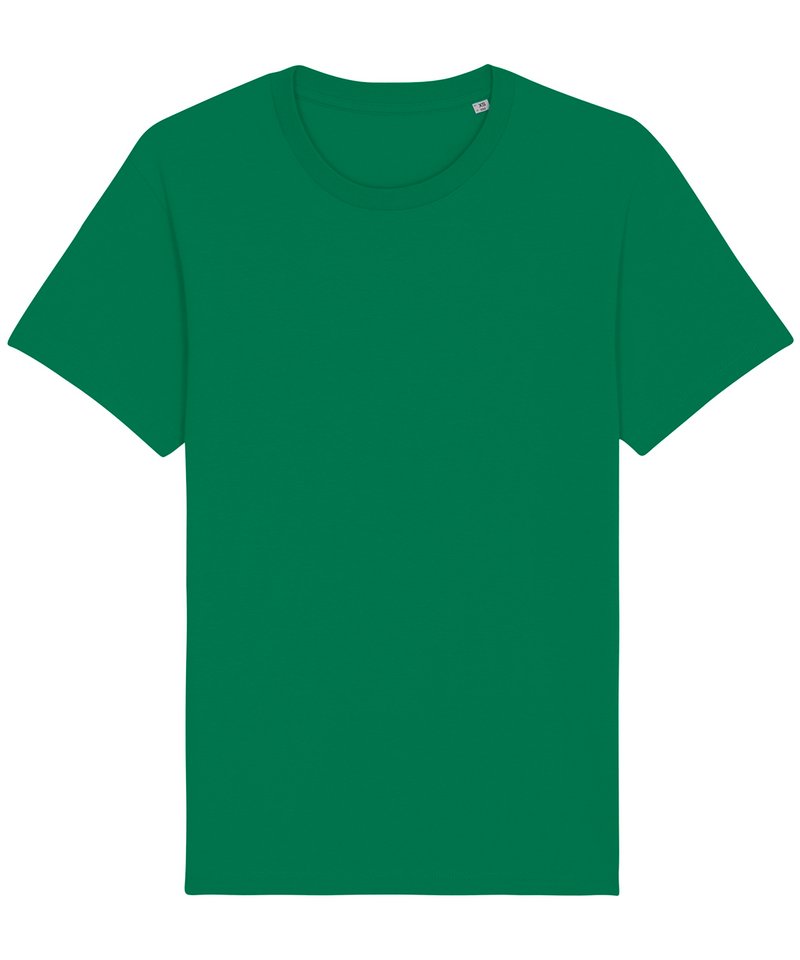Rocker The Essential Unisex T-Shirt (Sttu758) in Varsity Green by StanleyStella — Custom branded clothing by Print Press, featuring premium embroidery produced in our specialist print lab in the UK.