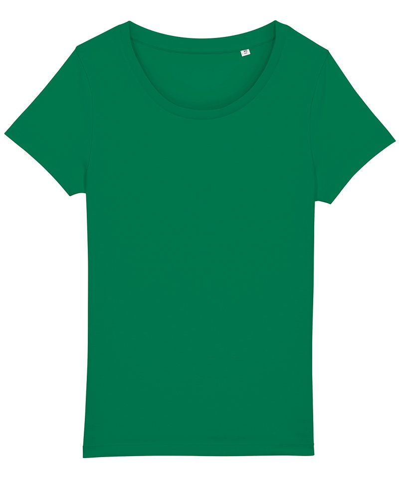 Women's Stella Jazzer The Essential T-Shirt (Sttw039) in Varsity Green by StanleyStella — Custom branded clothing by Print Press, featuring premium embroidery produced in our specialist print lab in the UK.