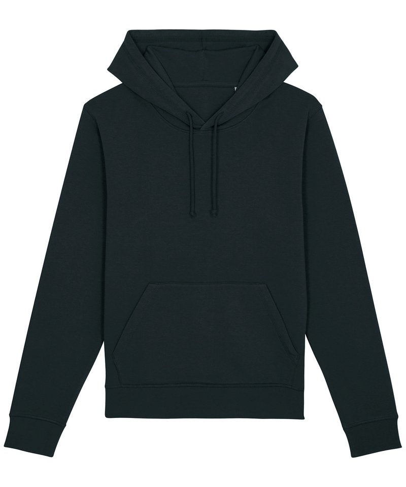 Drummer The Essential Unisex Hoodie Sweatshirt (Stsu812) - (2nd Colours) in Black by StanleyStella — Custom branded clothing by Print Press, featuring premium embroidery produced in our specialist print lab in the UK.