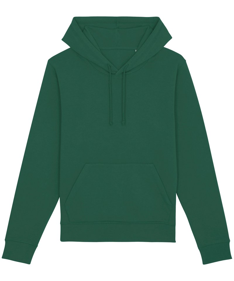 Drummer The Essential Unisex Hoodie Sweatshirt (Stsu812) - (2nd Colours) in Bottle Green by StanleyStella — Custom branded clothing by Print Press, featuring premium embroidery produced in our specialist print lab in the UK.