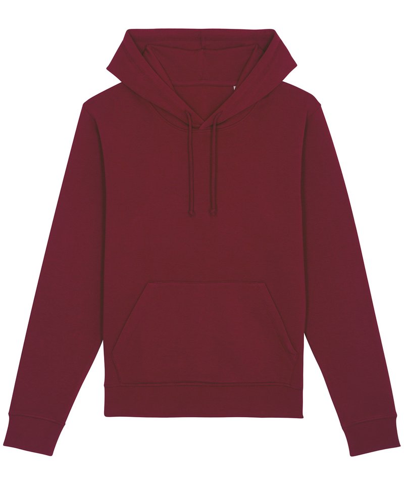 Drummer The Essential Unisex Hoodie Sweatshirt (Stsu812) - (2nd Colours) in Burgundy by StanleyStella — Custom branded clothing by Print Press, featuring premium embroidery produced in our specialist print lab in the UK.