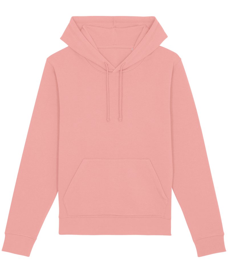 Drummer The Essential Unisex Hoodie Sweatshirt (Stsu812) - (2nd Colours) in Canyon Pink by StanleyStella — Custom branded clothing by Print Press, featuring premium embroidery produced in our specialist print lab in the UK.