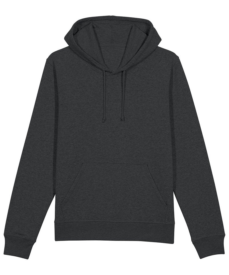 Drummer The Essential Unisex Hoodie Sweatshirt (Stsu812) - (2nd Colours) in Dark Heather Grey by StanleyStella — Custom branded clothing by Print Press, featuring premium embroidery produced in our specialist print lab in the UK.