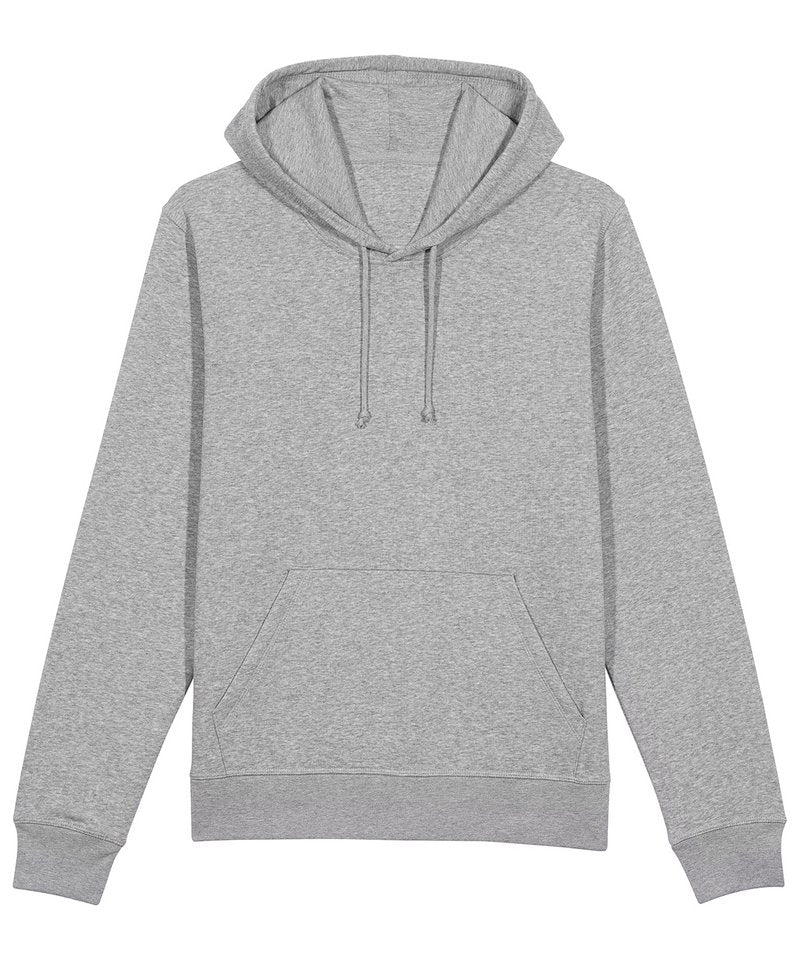 Drummer The Essential Unisex Hoodie Sweatshirt (Stsu812) - (2nd Colours) in Heather Grey by StanleyStella — Custom branded clothing by Print Press, featuring premium embroidery produced in our specialist print lab in the UK.
