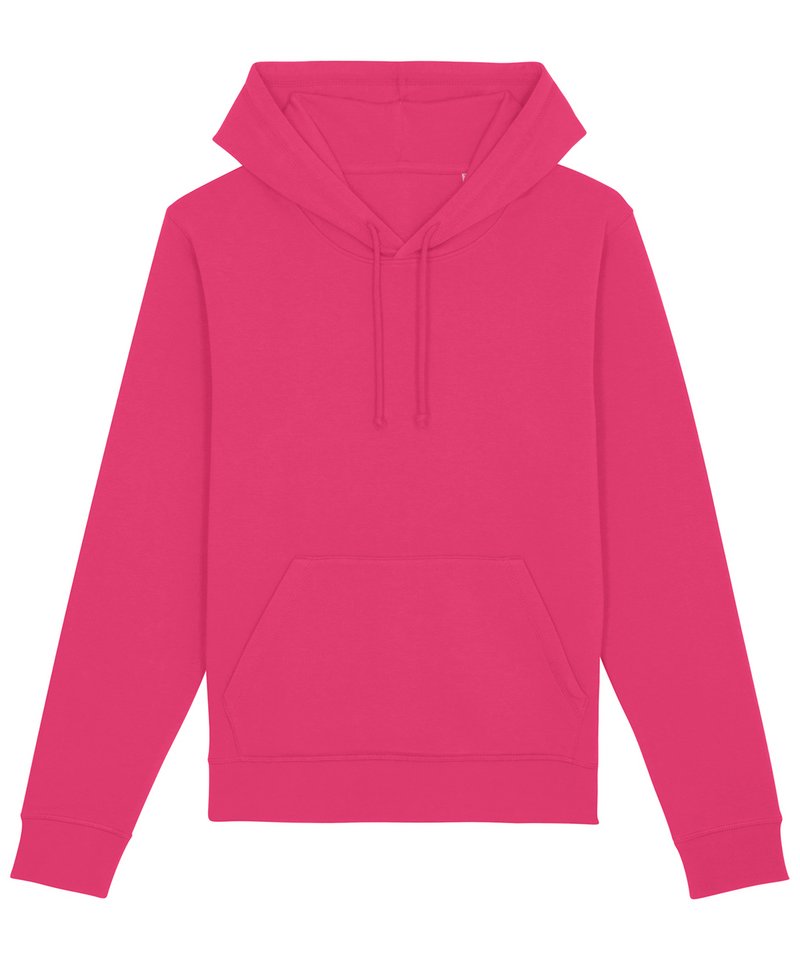 Drummer The Essential Unisex Hoodie Sweatshirt (Stsu812) in Raspberry by StanleyStella — Custom branded clothing by Print Press, featuring premium embroidery produced in our specialist print lab in the UK.