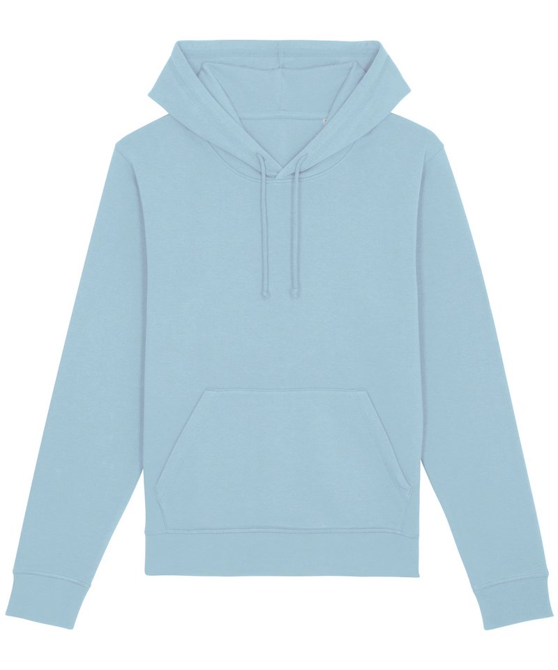 Drummer The Essential Unisex Hoodie Sweatshirt (Stsu812) in Sky Blue by StanleyStella — Custom branded clothing by Print Press, featuring premium embroidery produced in our specialist print lab in the UK.