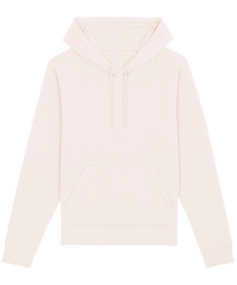 Drummer The Essential Unisex Hoodie Sweatshirt (Stsu812) in Vintage White by StanleyStella — Custom branded clothing by Print Press, featuring premium embroidery produced in our specialist print lab in the UK.