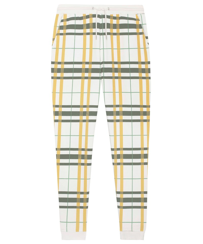 Mover Aop, Unisex Jogger Aop Pants (Stbm570) in Check Jojoba by StanleyStella — Custom branded clothing by Print Press, featuring premium embroidery produced in our specialist print lab in the UK.
