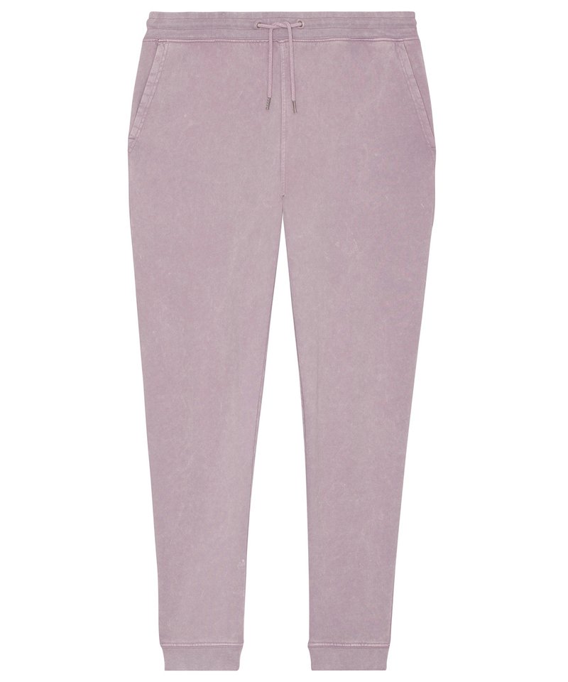 Mover Vintage, The Unisex Garment Dyed Jogger Pants (Stbu576) in Garment Dyed Aged Lilac Petal by StanleyStella — Custom branded clothing by Print Press, featuring premium embroidery produced in our specialist print lab in the UK.