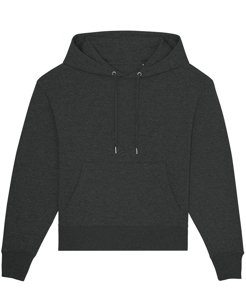 Slammer Oversized Brushed Sweatshirt (Stsu856) in Dark Heather Grey by StanleyStella — Custom branded clothing by Print Press, featuring premium embroidery produced in our specialist print lab in the UK.