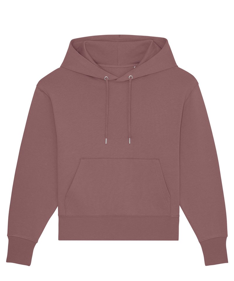 Slammer Oversized Brushed Sweatshirt (Stsu856) in Kaffa Coffee by StanleyStella — Custom branded clothing by Print Press, featuring premium embroidery produced in our specialist print lab in the UK.