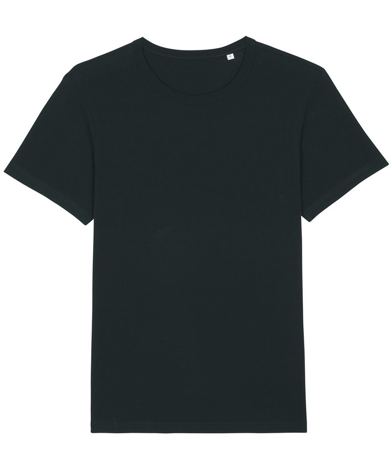 Stanley Adorer, The Men's Light T-Shirt (Sttm606) in Black by StanleyStella — Custom branded clothing by Print Press, featuring premium embroidery produced in our specialist print lab in the UK.