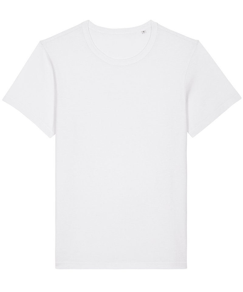 Stanley Adorer, The Men's Light T-Shirt (Sttm606) in White by StanleyStella — Custom branded clothing by Print Press, featuring premium embroidery produced in our specialist print lab in the UK.