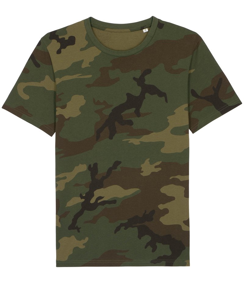 Creator Aop, The Unisex Aop T-Shirt (Sttu828) in Camouflage by StanleyStella — Custom branded clothing by Print Press, featuring premium embroidery produced in our specialist print lab in the UK.