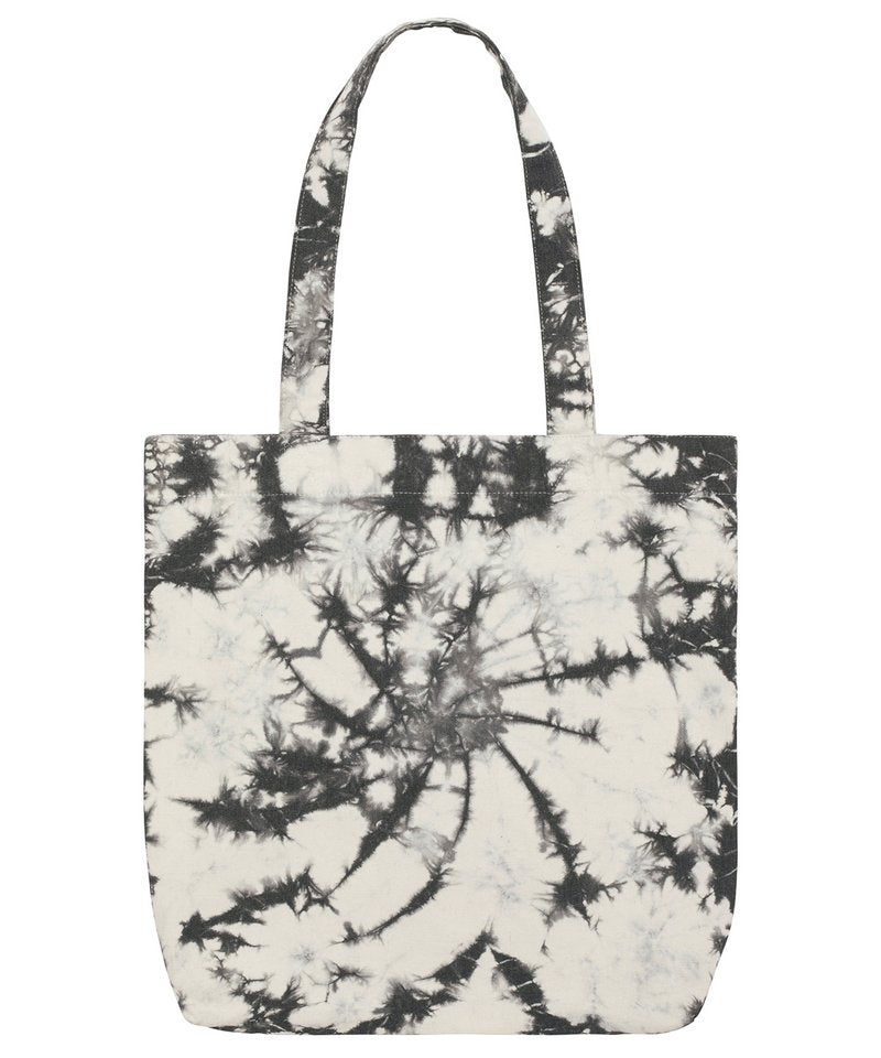 Tote Bag Tie And Dye (Stau775) in One size Tie Dye Natural Raw Black by StanleyStella — Custom branded clothing by Print Press, featuring premium embroidery produced in our specialist print lab in the UK.