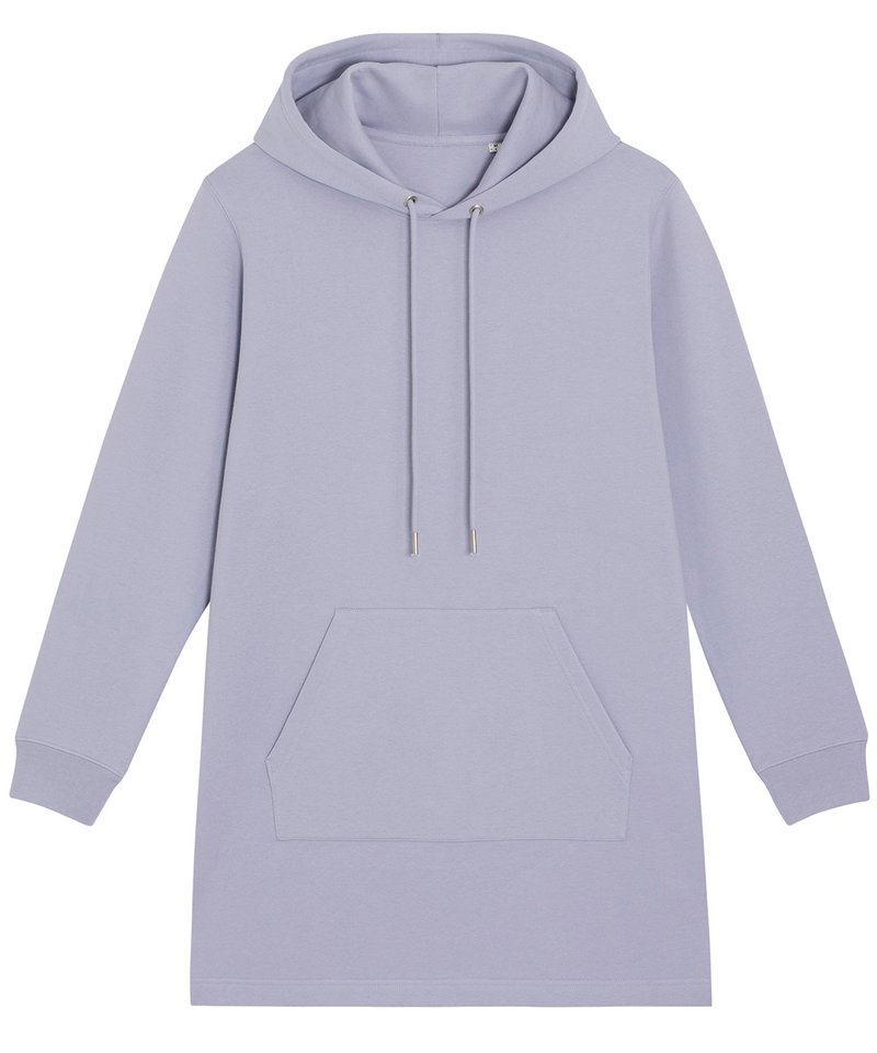 Stella Streeter Women's Hoodie Dress (Stdw143) in Lavender by StanleyStella — Custom branded clothing by Print Press, featuring premium embroidery produced in our specialist print lab in the UK.