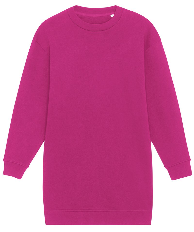 Stella Kicker Women's Crew Neck Oversized Dress (Stdw161) in Orchid Flower by StanleyStella — Custom branded clothing by Print Press, featuring premium embroidery produced in our specialist print lab in the UK.