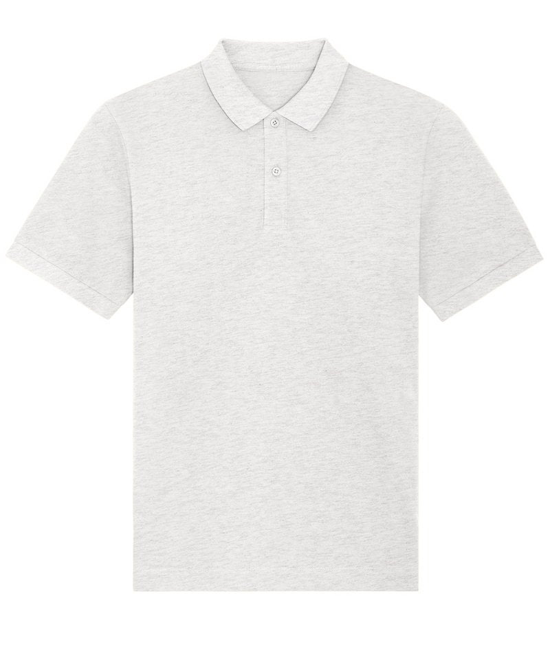 Prepster Unisex Short Sleeve Polo (Stpu331) - (2nd Colours) in Cream Heather Grey by StanleyStella — Custom branded clothing by Print Press, featuring premium embroidery produced in our specialist print lab in the UK.