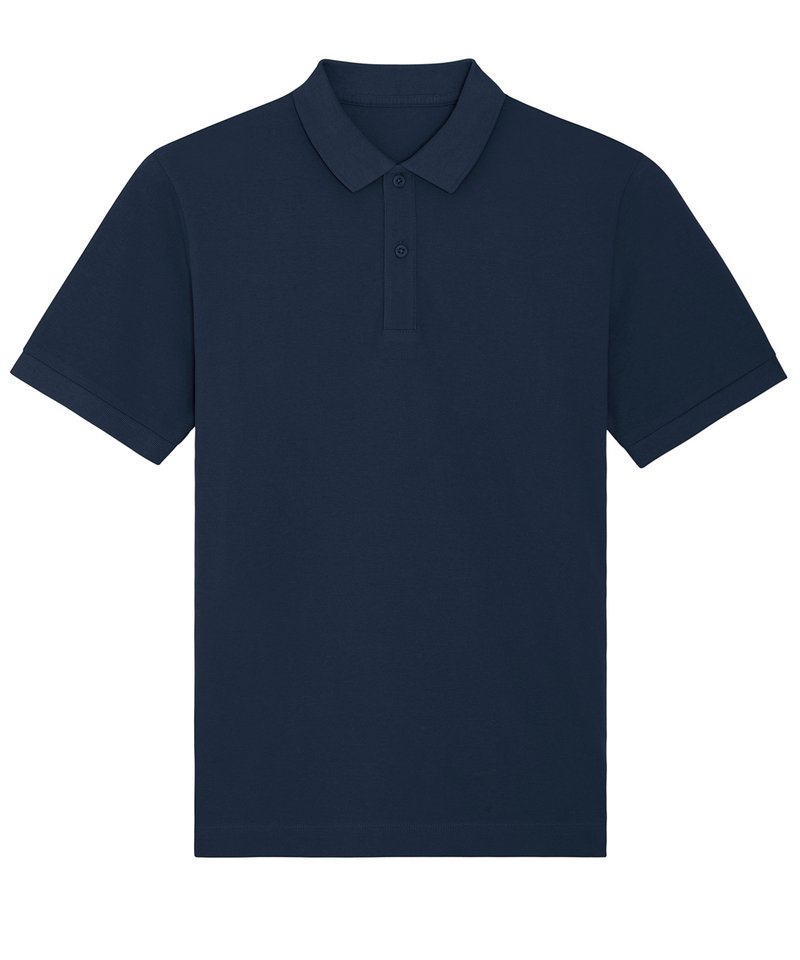 Prepster Unisex Short Sleeve Polo (Stpu331) - (2nd Colours) in French Navy by StanleyStella — Custom branded clothing by Print Press, featuring premium embroidery produced in our specialist print lab in the UK.