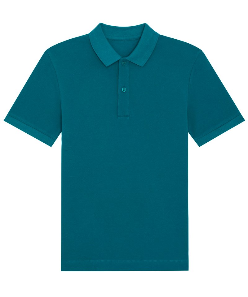 Prepster Unisex Short Sleeve Polo (Stpu331) in Ocean Depth by StanleyStella — Custom branded clothing by Print Press, featuring premium embroidery produced in our specialist print lab in the UK.