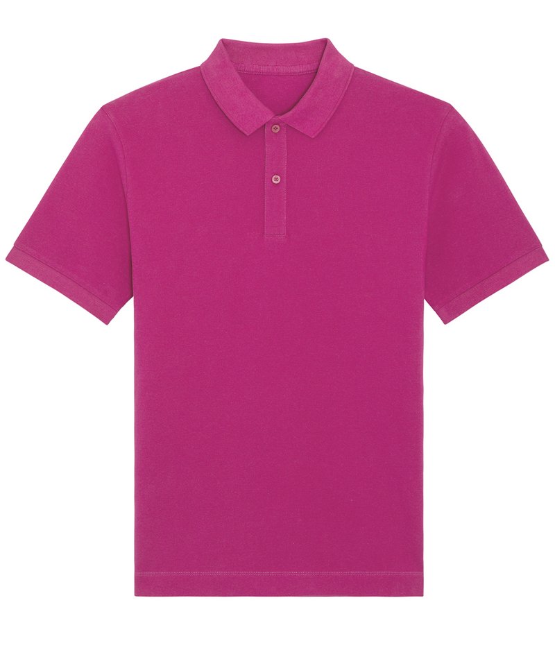 Prepster Unisex Short Sleeve Polo (Stpu331) in Orchid Flower by StanleyStella — Custom branded clothing by Print Press, featuring premium embroidery produced in our specialist print lab in the UK.
