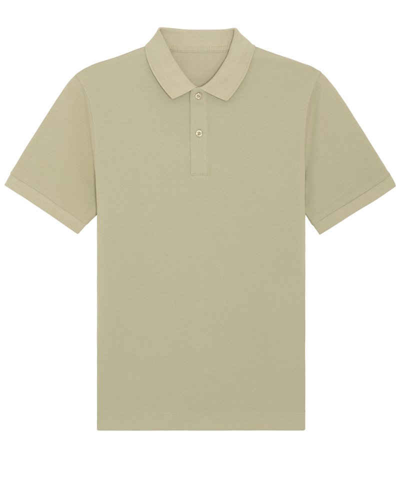 Prepster Unisex Short Sleeve Polo (Stpu331) in Sage by StanleyStella — Custom branded clothing by Print Press, featuring premium embroidery produced in our specialist print lab in the UK.