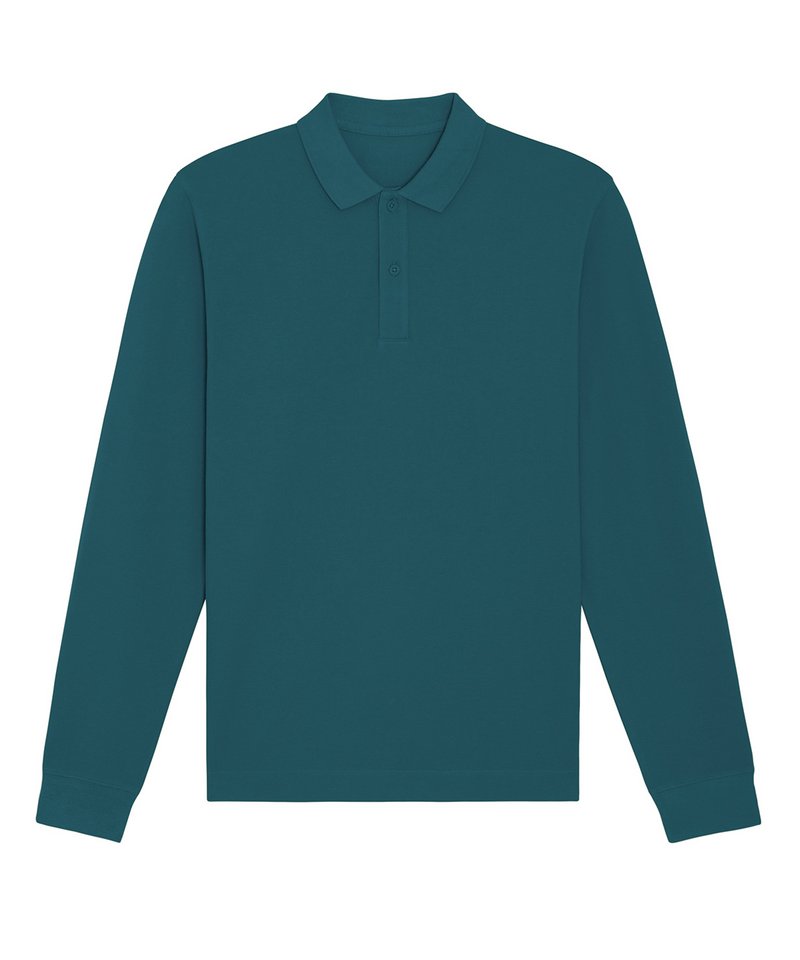 Prepster Long Sleeve Unisex Polo (Stpu332) in Stargazer by StanleyStella — Custom branded clothing by Print Press, featuring premium embroidery produced in our specialist print lab in the UK.