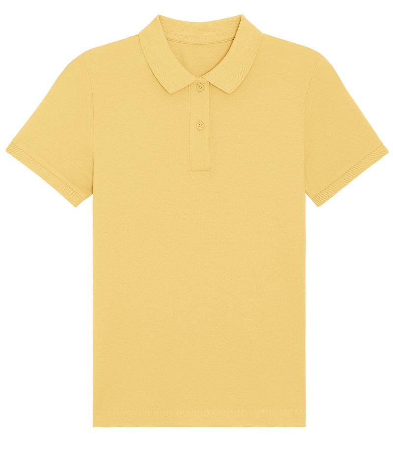 Stella Elliser Women's Fitted Pique Short Sleeve Polo (Stpw333) in Jojoba by StanleyStella — Custom branded clothing by Print Press, featuring premium embroidery produced in our specialist print lab in the UK.