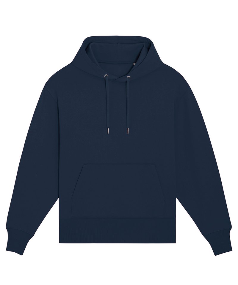Slammer Heavy Unisex Hoodie (Stsu867) in French Navy by StanleyStella — Custom branded clothing by Print Press, featuring premium embroidery produced in our specialist print lab in the UK.