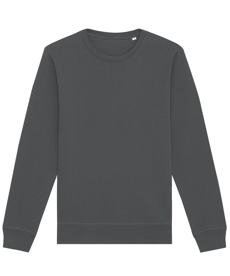 Roller Unisex Crewneck Sweatshirt (Stsu868) - (2nd Colours) in Anthracite by StanleyStella — Custom branded clothing by Print Press, featuring premium embroidery produced in our specialist print lab in the UK.