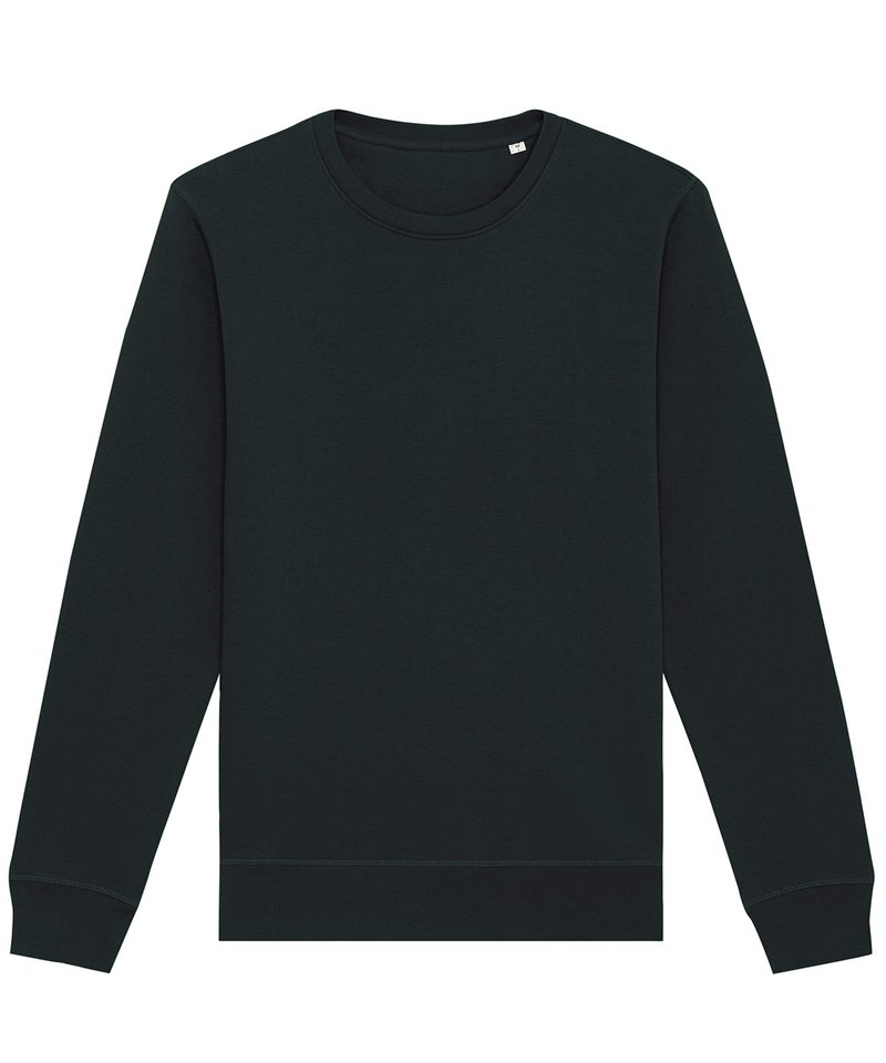 Roller Unisex Crewneck Sweatshirt (Stsu868) - (2nd Colours) in Black by StanleyStella — Custom branded clothing by Print Press, featuring premium embroidery produced in our specialist print lab in the UK.