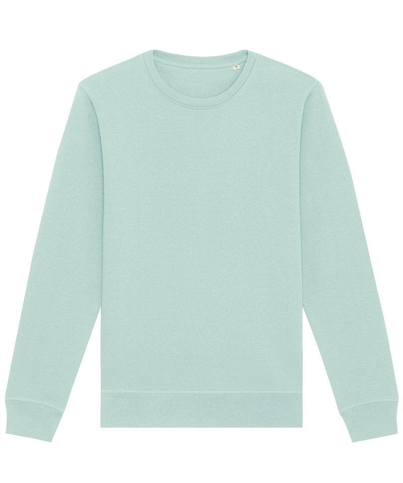 Roller Unisex Crewneck Sweatshirt (Stsu868) - (2nd Colours) in Caribbean Blue by StanleyStella — Custom branded clothing by Print Press, featuring premium embroidery produced in our specialist print lab in the UK.