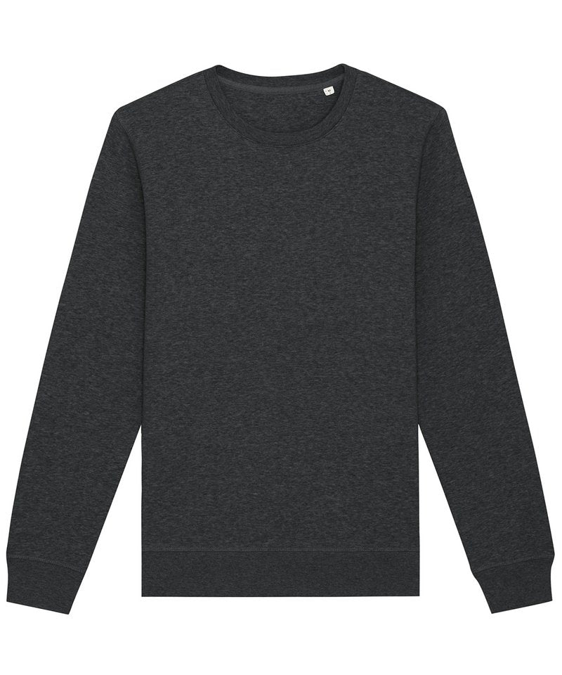 Roller Unisex Crewneck Sweatshirt (Stsu868) - (2nd Colours) in Dark Heather Grey by StanleyStella — Custom branded clothing by Print Press, featuring premium embroidery produced in our specialist print lab in the UK.