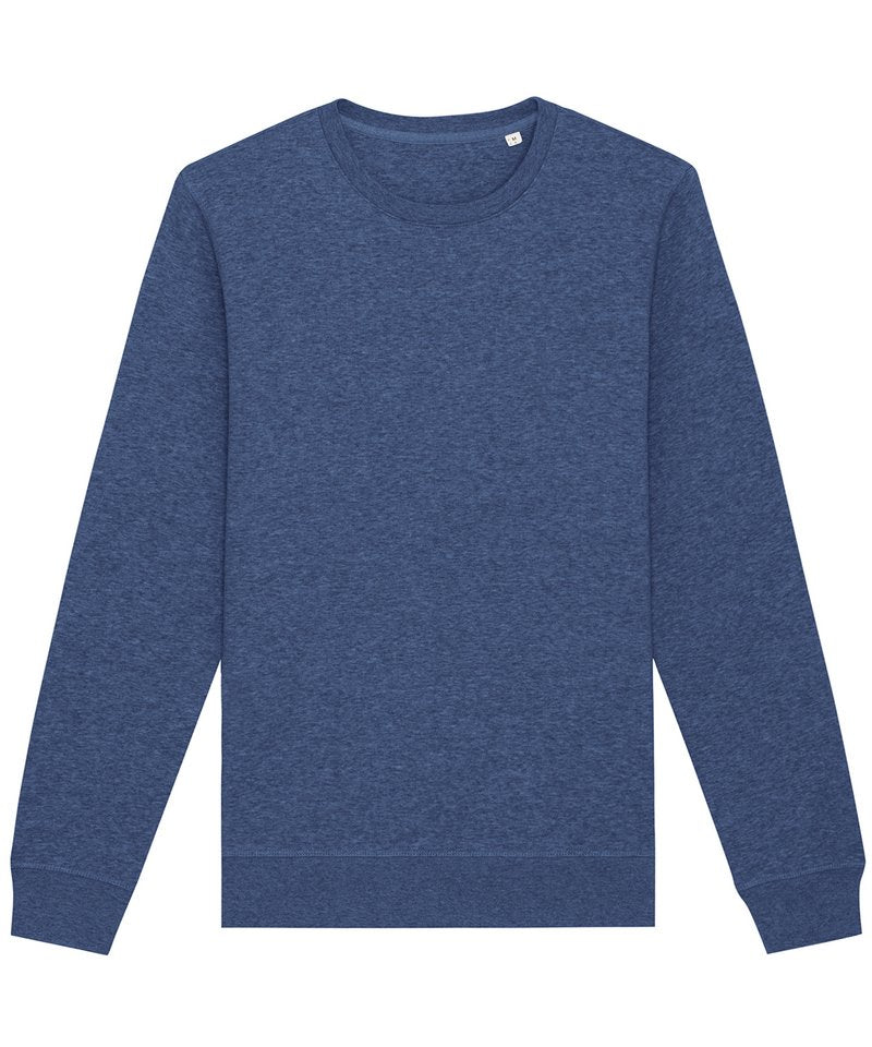 Roller Unisex Crewneck Sweatshirt (Stsu868) - (2nd Colours) in Dark Heather Indigo by StanleyStella — Custom branded clothing by Print Press, featuring premium embroidery produced in our specialist print lab in the UK.