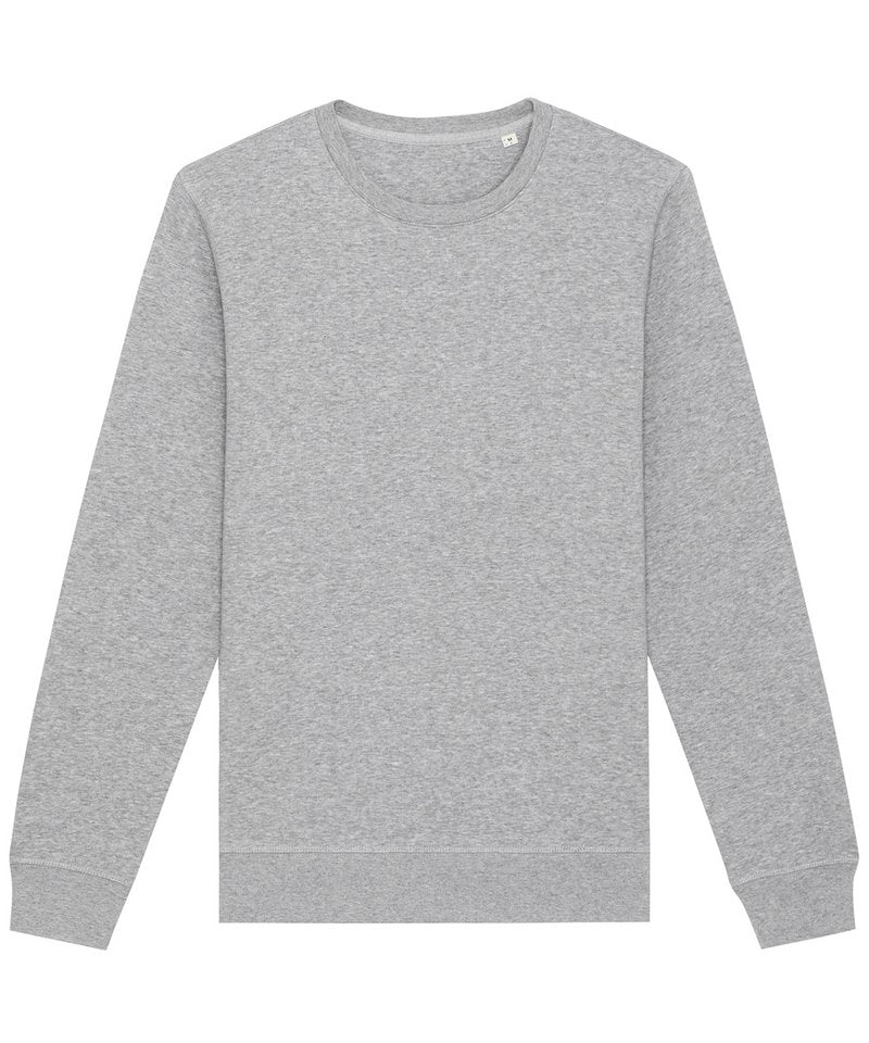 Roller Unisex Crewneck Sweatshirt (Stsu868) in Heather Grey by StanleyStella — Custom branded clothing by Print Press, featuring premium embroidery produced in our specialist print lab in the UK.