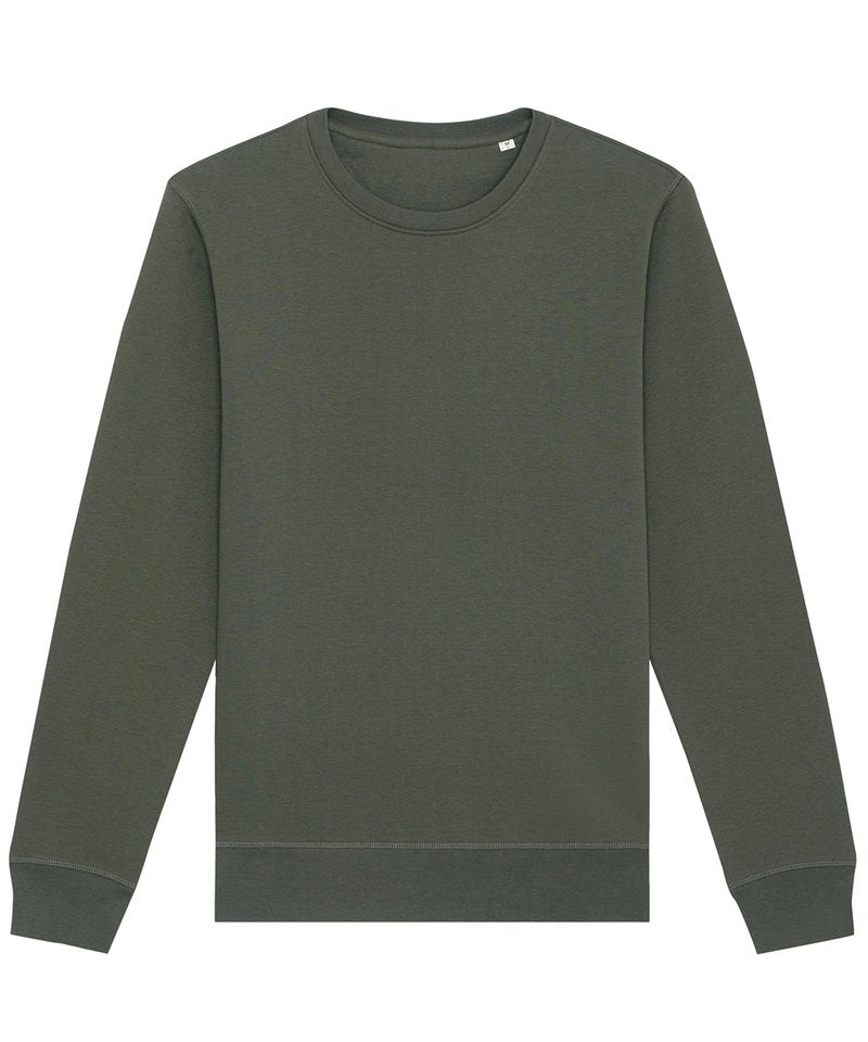 Roller Unisex Crewneck Sweatshirt (Stsu868) in Khaki by StanleyStella — Custom branded clothing by Print Press, featuring premium embroidery produced in our specialist print lab in the UK.