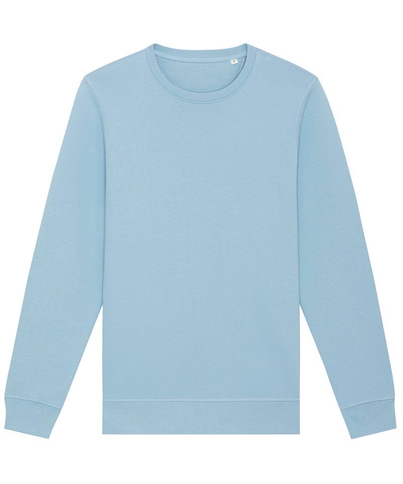 Roller Unisex Crewneck Sweatshirt (Stsu868) in Sky Blue by StanleyStella — Custom branded clothing by Print Press, featuring premium embroidery produced in our specialist print lab in the UK.