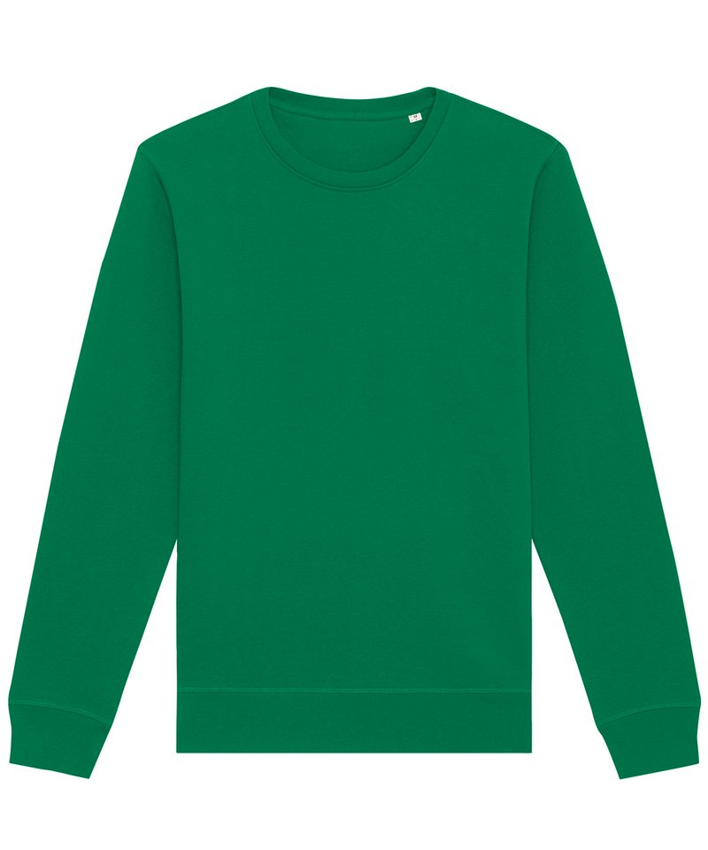 Roller Unisex Crewneck Sweatshirt (Stsu868) in Varsity Green by StanleyStella — Custom branded clothing by Print Press, featuring premium embroidery produced in our specialist print lab in the UK.