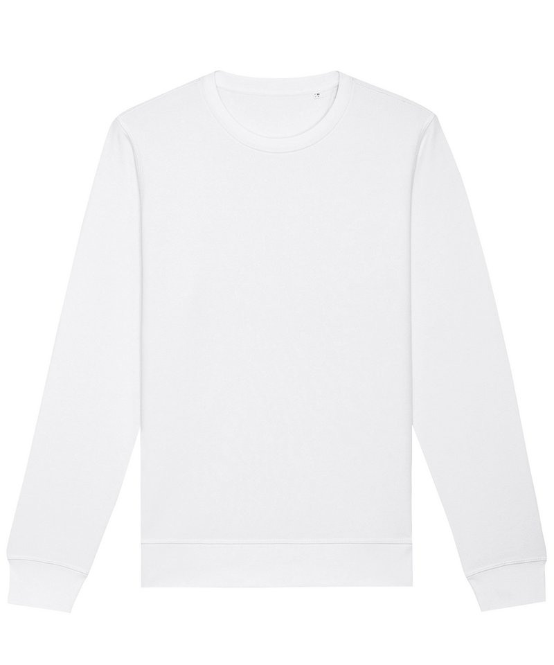 Roller Unisex Crewneck Sweatshirt (Stsu868) in White by StanleyStella — Custom branded clothing by Print Press, featuring premium embroidery produced in our specialist print lab in the UK.