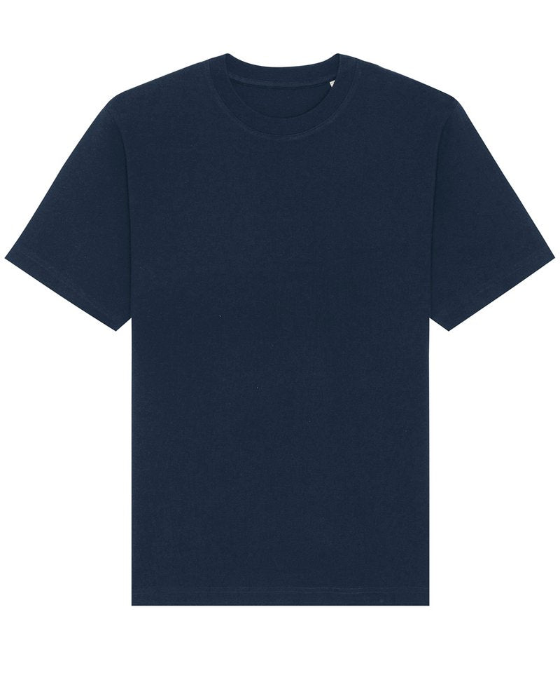 Freestyler Relaxed Heavy T-Shirt (Sttu788) in French Navy by StanleyStella — Custom branded clothing by Print Press, featuring premium embroidery produced in our specialist print lab in the UK.